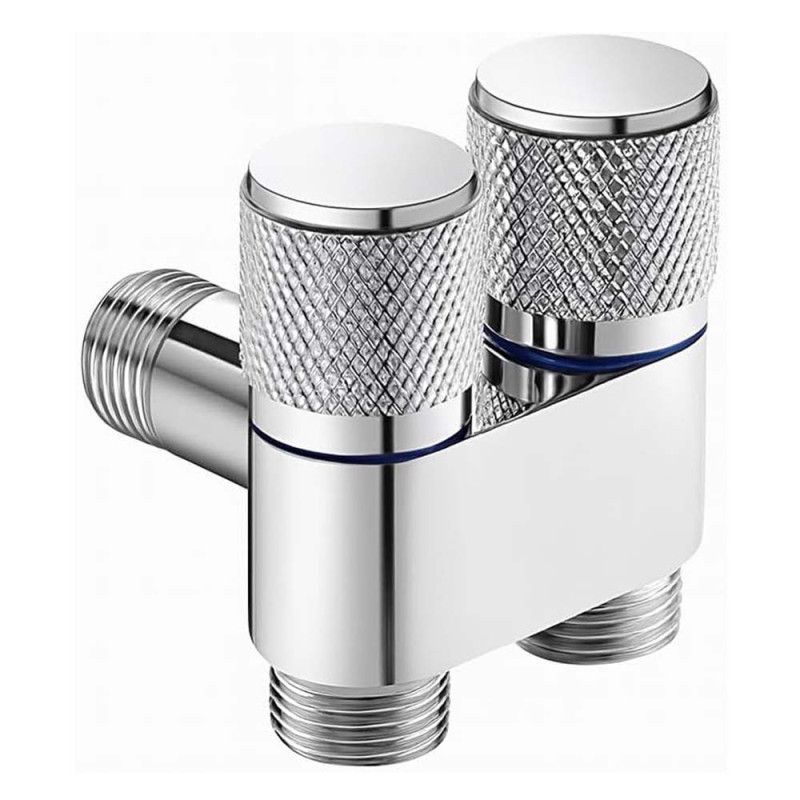 606114C CHROME DUAL VALVE