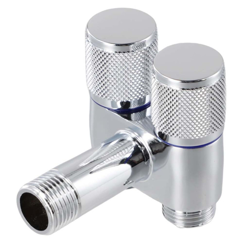 606114C CHROME DUAL VALVE