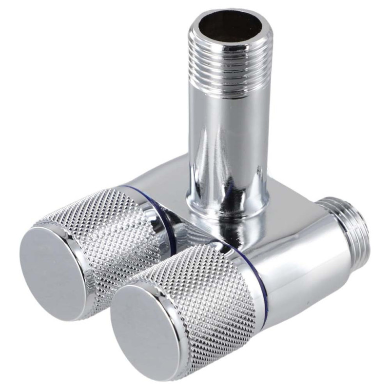 606114C CHROME DUAL VALVE