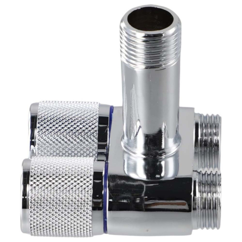 606114C CHROME DUAL VALVE
