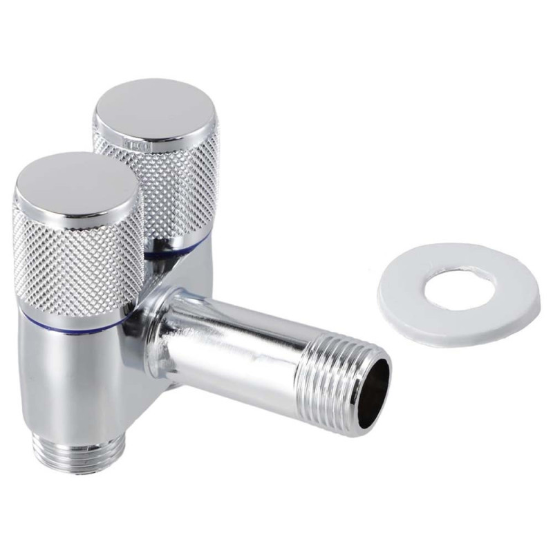 606114C CHROME DUAL VALVE