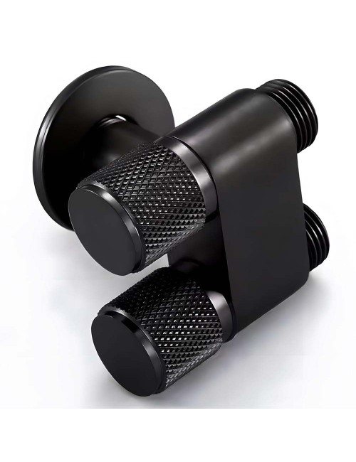 606114B BLACK DUAL VALVE