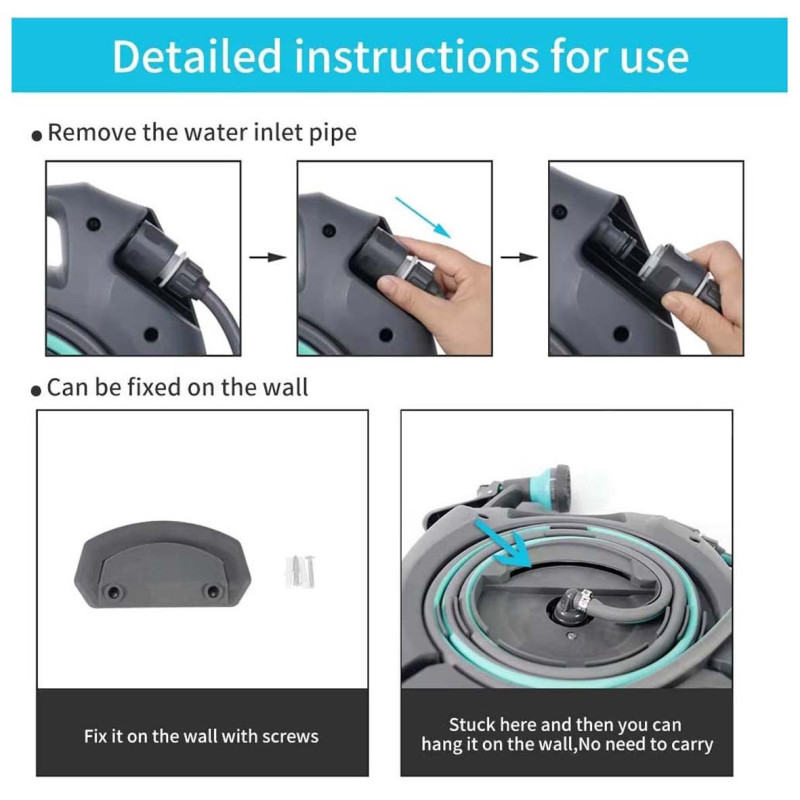 MINI HOSE REEL SIZE 28X13.5X32CM ( MINI HOSE TRUCK)