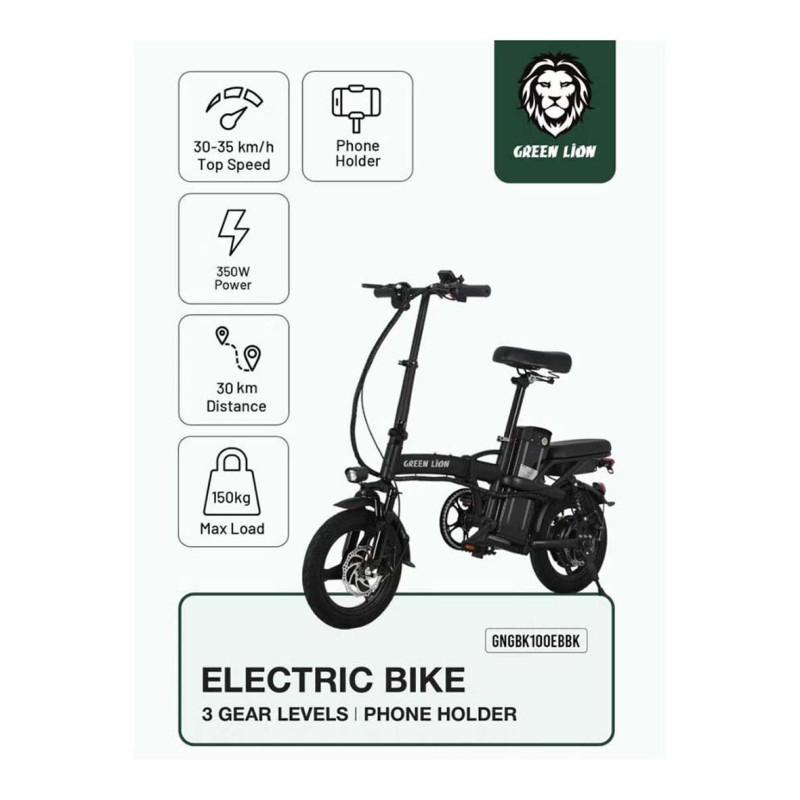 GNGBK100EBBK GBK-100 ELECTRIC BICYCLE