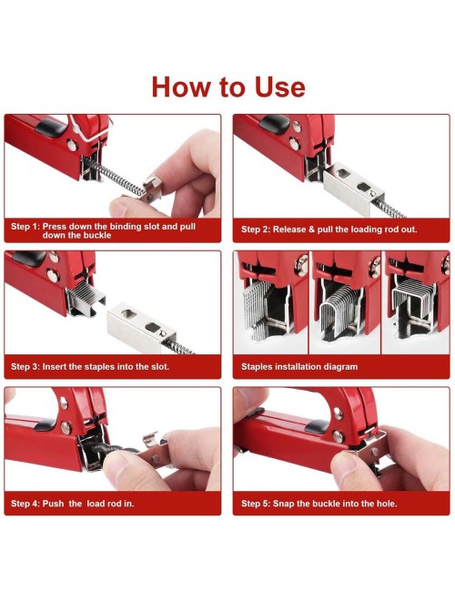 JUMLEE 1821 STAPLER GUN 4-14MM WITH 600 PINS