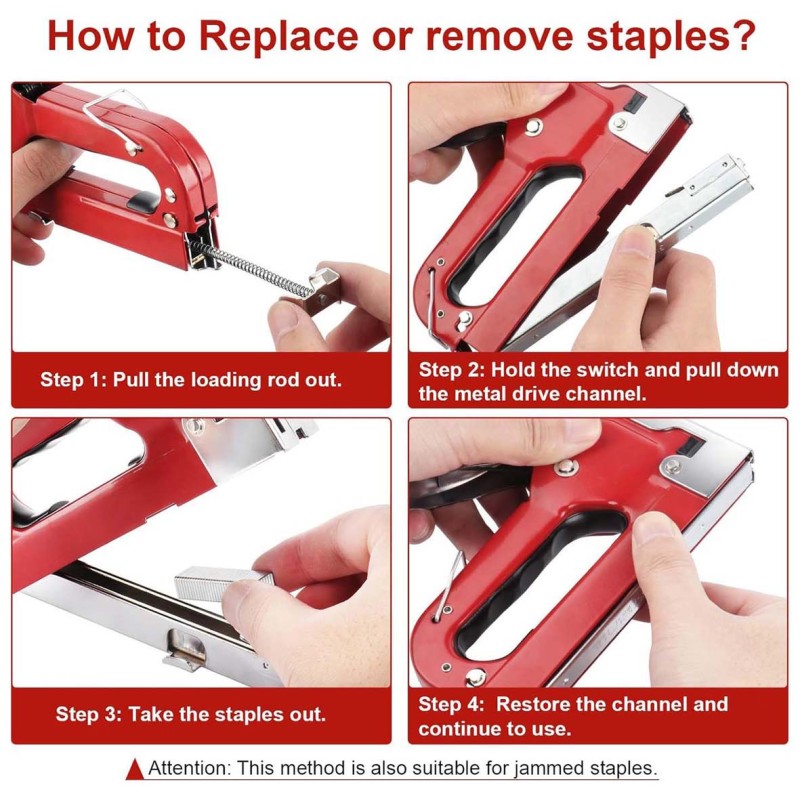JUMLEE 1821 STAPLER GUN 4-14MM WITH 600 PINS
