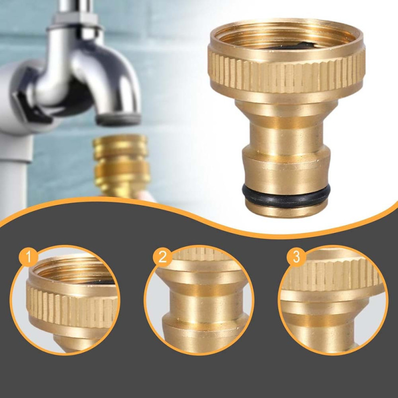 KB610 BRASS TAP ADAPTOR 1"