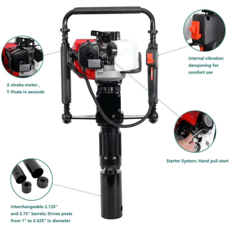 HY-GHM 450 GASOLINE JACK HAMMER 1.8 H.P