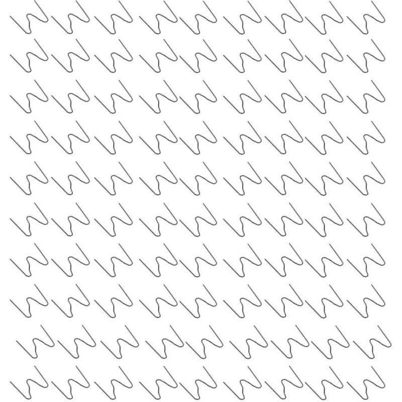 M-TYPE (100PCS) دبوس كاوية لحيم بلاستيك