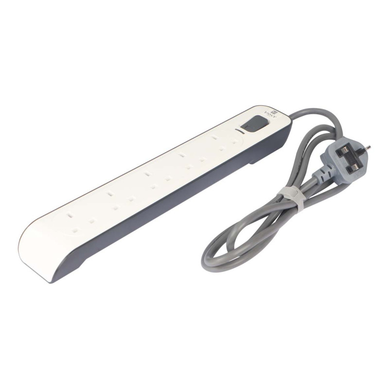 VOLT SCP-5W-2M موزع كهرباء 5 فتحة × 2 متر بلاتينيوم