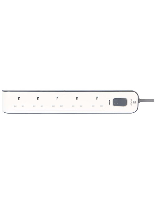 VOLT SCP-5W-2M موزع كهرباء 5 فتحة × 2 متر بلاتينيوم