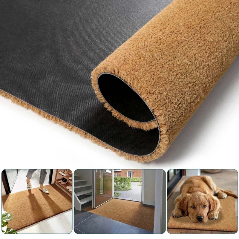 COIR ROLL VINYL BACKED 1 × 12 MTR × 23 MM