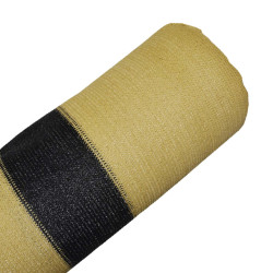 SHADE NET BEIGE AND BLACK 2 MTR X 40 YARD