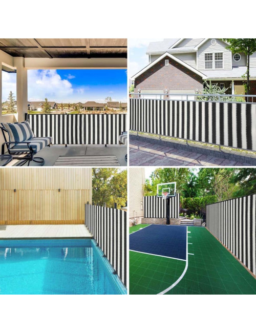 SHADE NET WHITE AND BLACK 2 MTR X 40 YARD