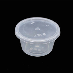 علبة ميكرويف شفاف مدور MCR006 250ML