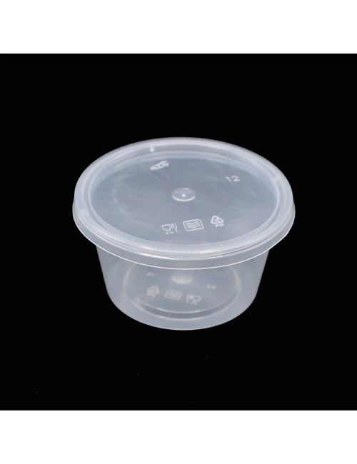 علبة ميكرويف شفاف مدور MCR006 250ML