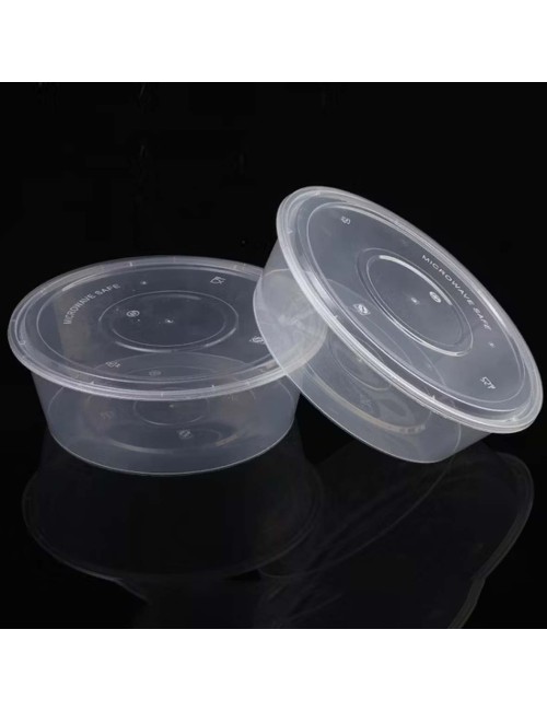 علبة ميكرويف شفاف مدور MCR006 250ML