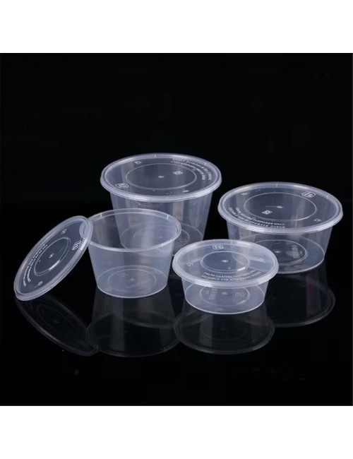 علبة ميكرويف شفاف مدور MCR006 250ML