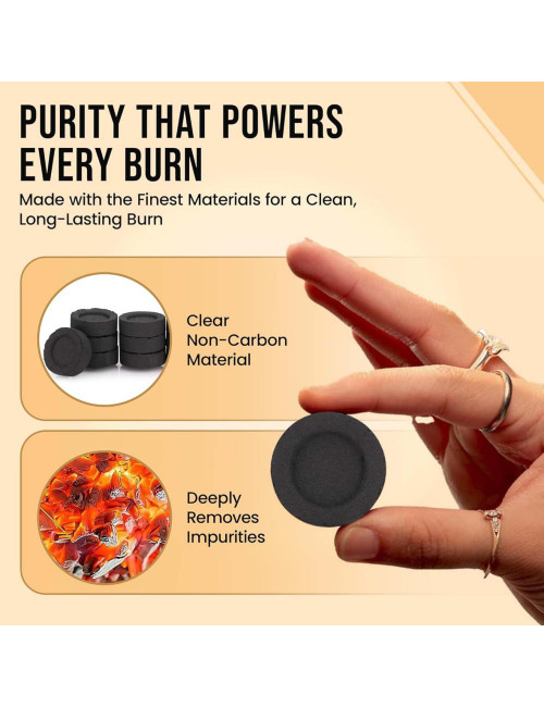 Passage Quick Lighting Charcoal Briquets Box 100 PCS