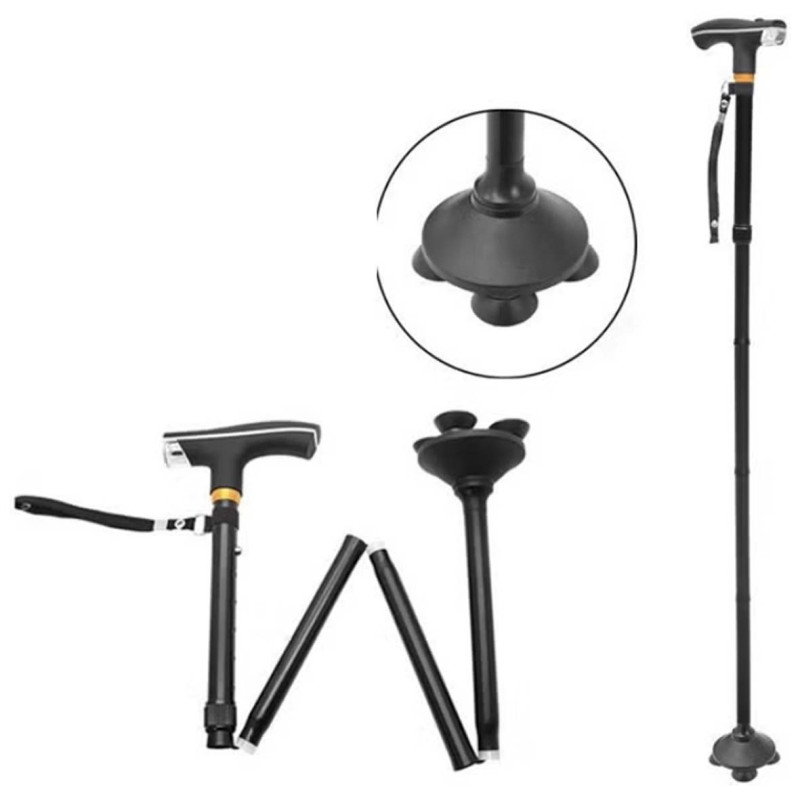 MJ-20291 ADJUSTABLE WALKING STICK WITH LED LIGHT