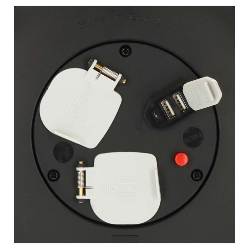 VL-X V315 U BG DOMESTIC CABLE REEL 13 AMP 2WAY+2USB15 MTR