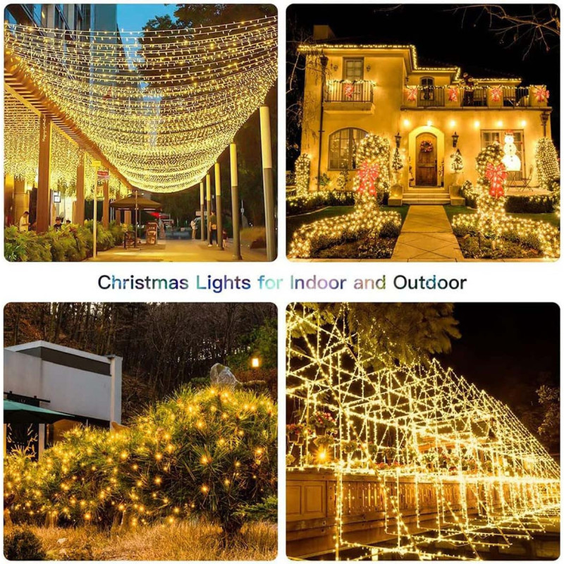 480LED DECORATIVE ROPE LIGHTS 50MTR YELLOW