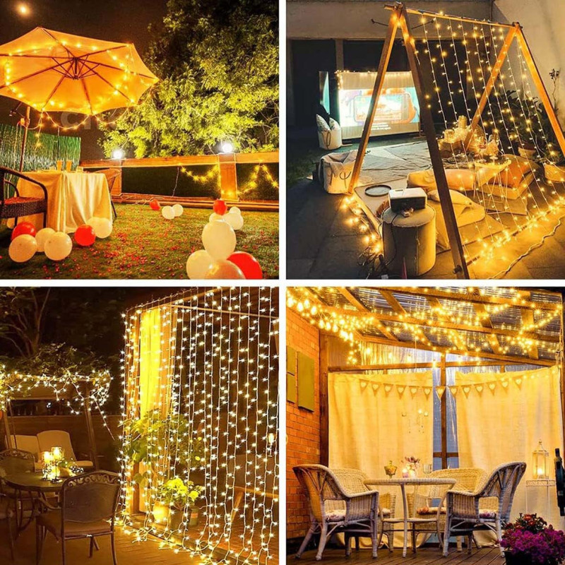480LED DECORATIVE ROPE LIGHTS 50MTR YELLOW