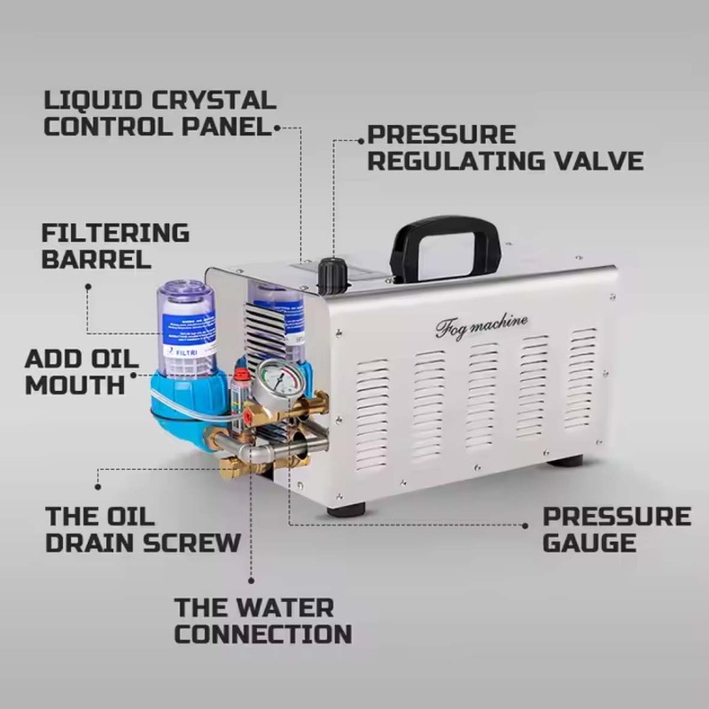 PC-2803 FOG MACHINE 750W 50 MTR HOSE 40 NOZZLES
