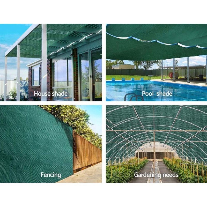 P. E. ULTRA SHADE NET DARK GREEN 80% 4.0 X 50 MTR