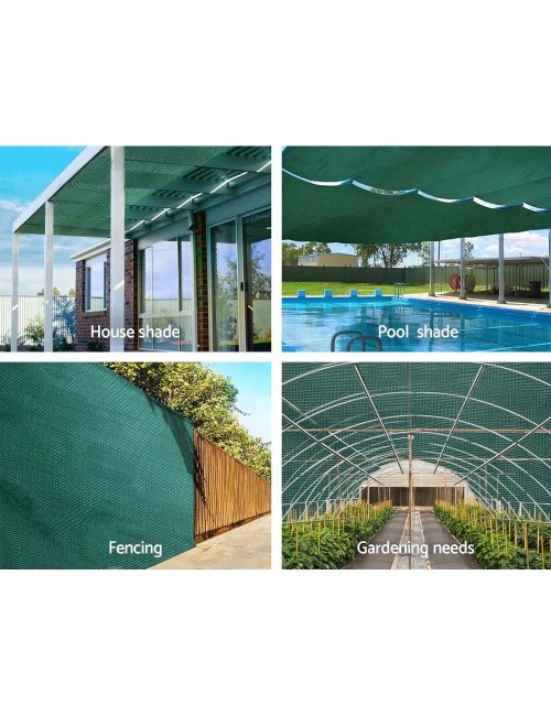 P. E. ULTRA SHADE NET DARK GREEN 80% 4.0 X 50 MTR