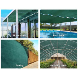 P. E. ULTRA SHADE NET DARK GREEN 80% 4.0 X 50 MTR