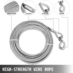 RLM16-02 STEEL WIRE ROPE PULLING HOIST 1.6 TON x 20 MT