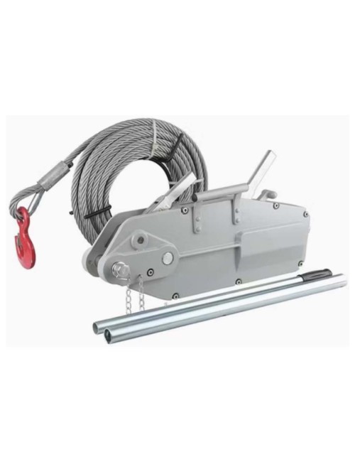 RLM16-02 STEEL WIRE ROPE PULLING HOIST 0.8 TON x 20 MT