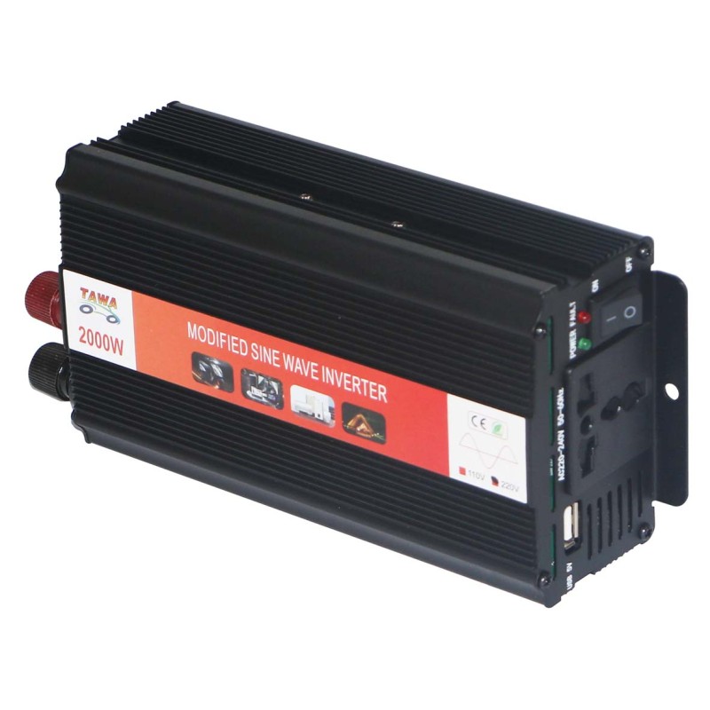 TAWA 2000W DC12V محول كهرباء
