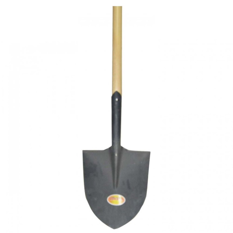 CSMJ10-2SL ROUND SHOVEL WITH 1ST GRADE HARD WOOD HANDLE KOREAN TYPE