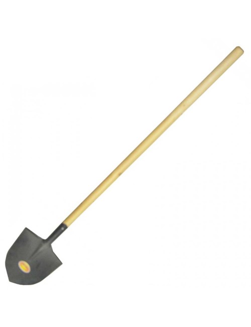 CSMJ10-2SL ROUND SHOVEL WITH 1ST GRADE HARD WOOD HANDLE KOREAN TYPE