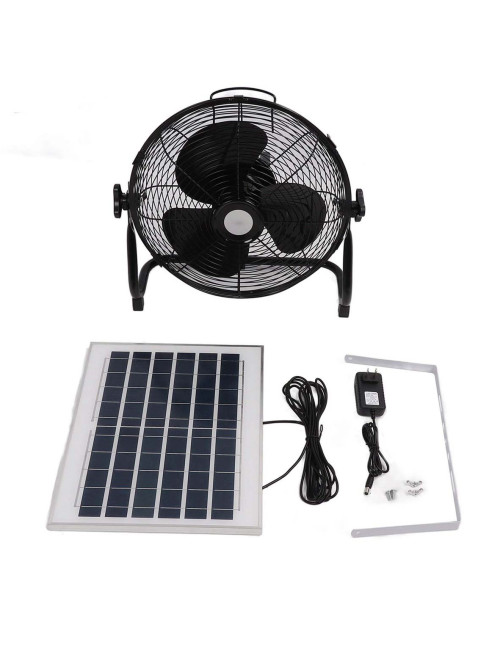 EC0118 SOLAR FAN WITH PANEL 14INCH