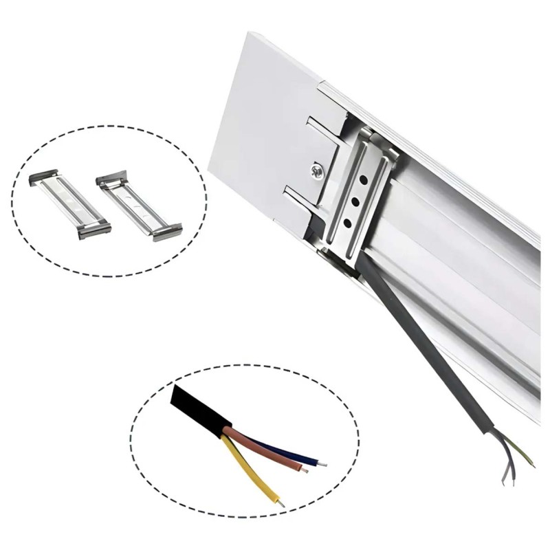 LED لمبة 4 قدم 72 وات ابيض