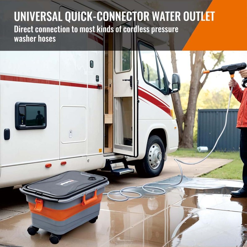 GUANXIN PORTABLE CAR WASH WITH BASKET 21V