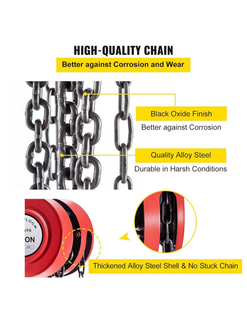 HSZ Chain Block 2 TON x 3 MTR - LI0108 - CHN