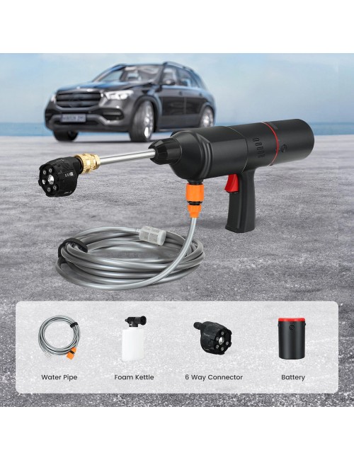 BY-CQB01 AUTO SMART KIT ( CAR WASHER+VACUUM+TIER INFLATOR PUMP+POWER BANK