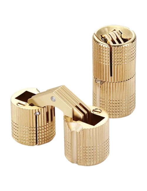 مفصلات نحاس مدور صغير 1 " × 8 ملى