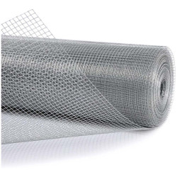 GALVANIZED SIEVE MESH 12 x 12 x 26 x 1 MRT x 25 MTR