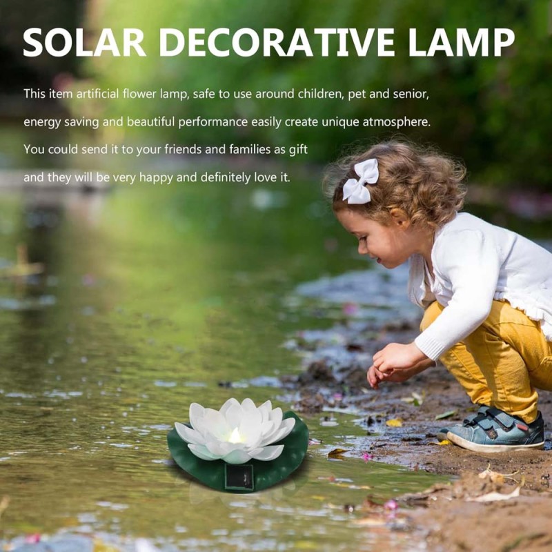 WATER LILY SOLAR LIGHT BULB