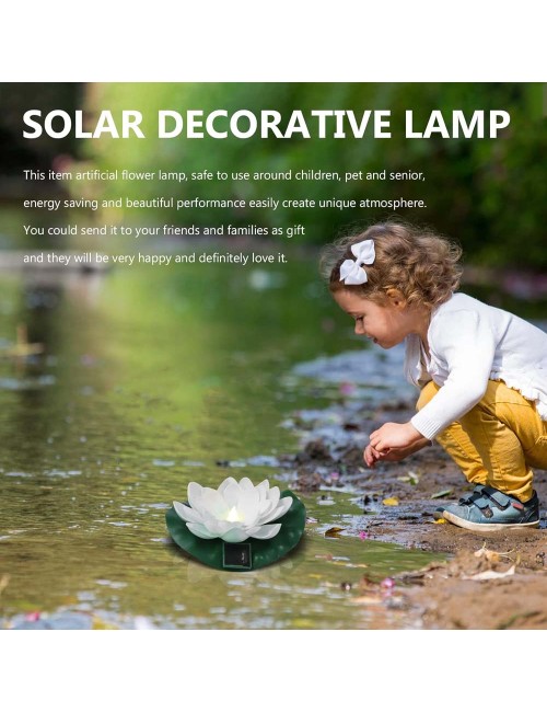 WATER LILY SOLAR LIGHT BULB
