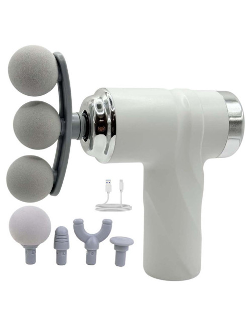 LM-8109 T 3HEAD MINI MASSAGER GUN