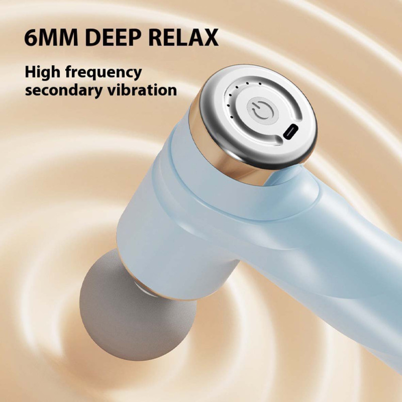 LM-8109 T 3HEAD MINI MASSAGER GUN