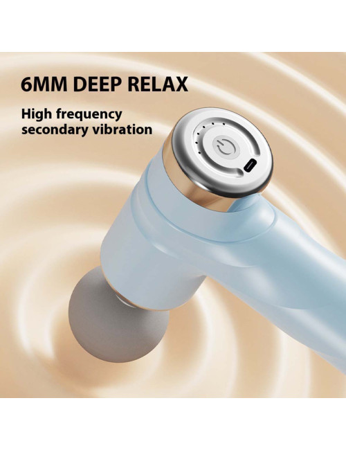 LM-8109 T 3HEAD MINI MASSAGER GUN