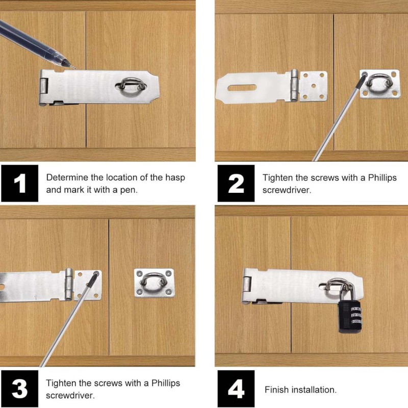 GALV. PAD LOOK DOOR 6"