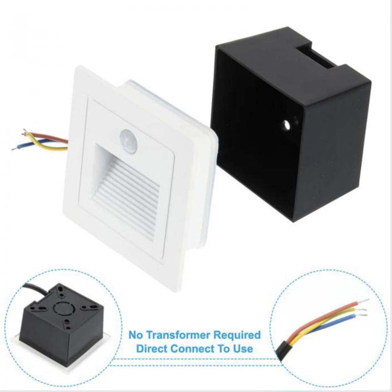 GY-8013 5W LED WARM WHITE SQUAR STEP LIGHT FOR HOME